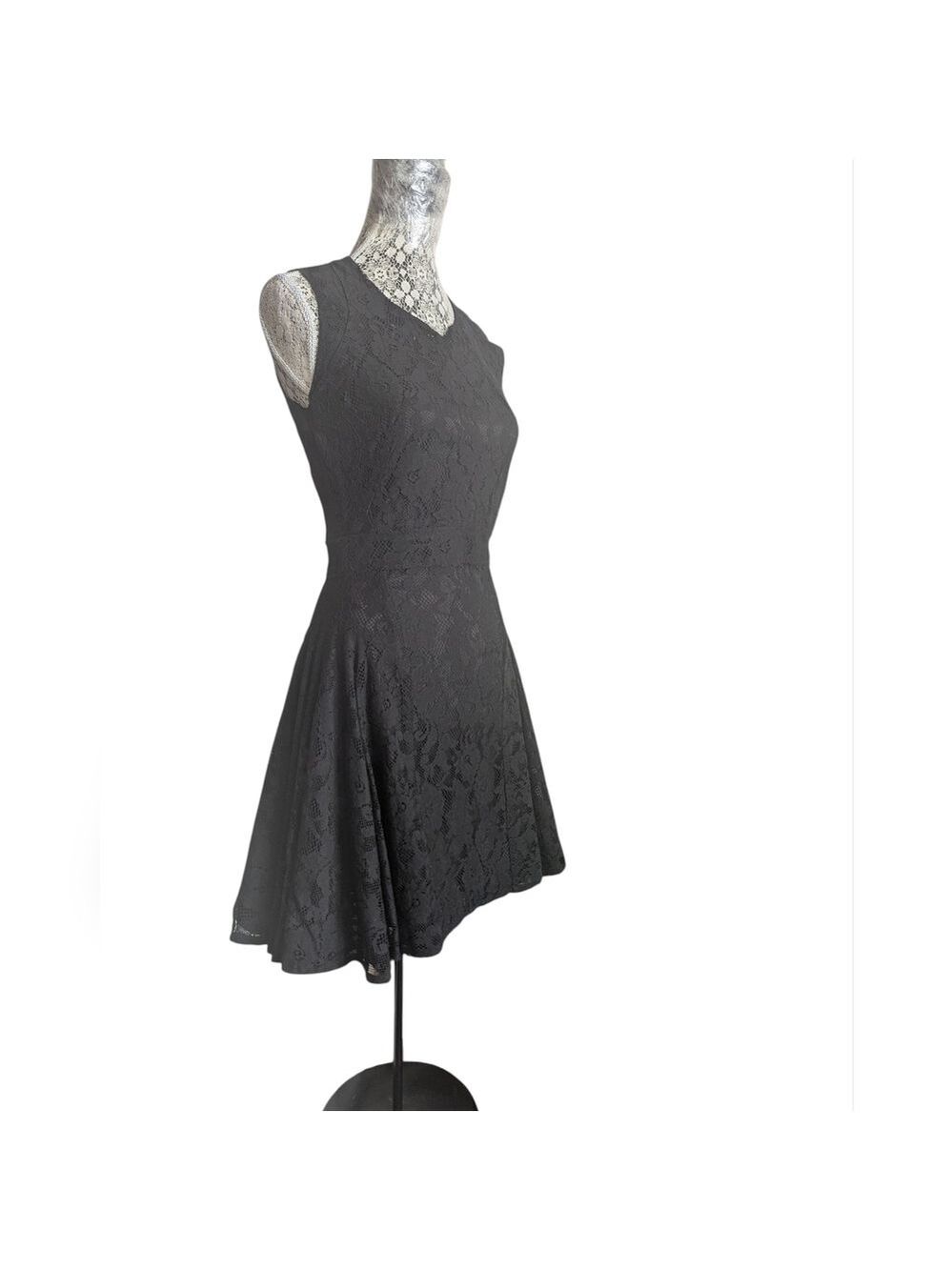 Zac Poison Z Spoke Black Lace Dress - Picture 4 of 13